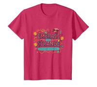 Embrace The Strange: Teacher Edition Eccentrico Inspirational Maglietta, Bambini, Rosso mélange, 10 Anni