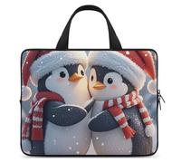 Embracing Penguins, custodia protettiva per computer portatile da 12 pollici, per viaggi d'affari o tablet
