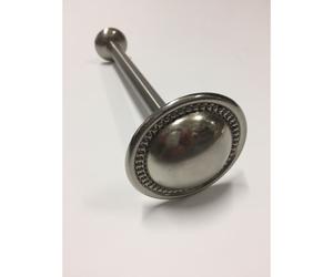 Embrasse Fermatenda in Ottone da Parete - Elegante e Robusto - PZ - Colore: NIKEL SATINATO