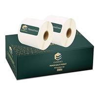 EMBRIIO 2 Rotoli di Etichette per Stampa Termica Diretta Bianche per Stampante GP-1324D e Zebra 76mm x 51mm