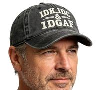Embroidered Baseball Cap - "I Don't Know" Dad Hat | Cotton Adjustable Soft