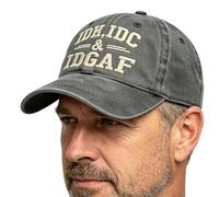 Embroidered Baseball Cap - "I Don't Know" Dad Hat | Cotton Adjustable Soft