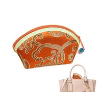 Embroidery Coin Purse - Colored Silk Cloth 12x8x5cm | Chinese Wallet For
