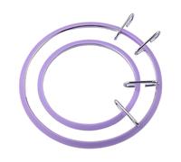 Embroidery Hoop - Adjustable Darning Hoop for Sewing Art Craft Projects | 2 Pieces Tension Ring Accessories for Handcraft Holiday Wreath Making, DIY Needlework, Fabric Stretching, Creatives Stitching