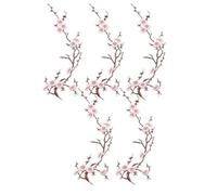 Embroidery Patches - 5 Pack Floral Iron-On Appliques | 3D Fl