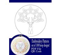 Embroidery Pattern Templates: A Collection of Celtic Mixed Easy to Do Designs for Beginners