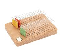Embroidery Thread Organizer - 24 Slot Spool Storage Rack, Magnetic Wooden Floss Holder Board, Sewing Thread Display Stand, Craft Supply Arrangement System, Needlework Sorting Tool, ThreadManagement Ra