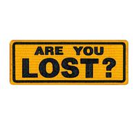 EmbTao Sei perso Termoadesiva Cucibile Ricamata Toppa