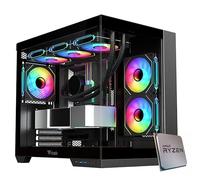 EMCA4 Computer Gaming PC Assemblato i5-14600KF - RTX 5070 12GB - SSD M.2 1TB nvme Gen4 - Ram 32GB DDR5 6000mhz XMP - RGB - Windows 11 - B760 WIFI + Bluetooth - Dissipatore a Liquido 360mm