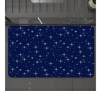 EMCLKS Tappeto Bagno 60x90 cm,Cielo notturno con stelle. Modello vettoriale senza soluzione di continuità.,Tappetino Assorbente e Antiscivolo in Microfibra per Bagno,Cucina,Camera da Letto,Corridoio