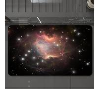 EMCLKS Tappeto Bagno 60x90 cm,Cielo stellato, un'affascinante nebulosa illuminata da stelle vicine nel vas,Tappetino Assorbente e Antiscivolo in Microfibra per Bagno,Cucina,Camera da Letto,Corridoio