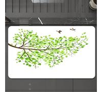 EMCLKS Tappeto Bagno 60x90 cm,Colibrì, ramo con colibrì nei colori vivaci stagionali, primavera, libertà,Tappetino Assorbente e Antiscivolo in Microfibra per Bagno,Cucina,Camera da Letto,Corridoio