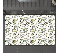 EMCLKS Tappeto Bagno 60x90 cm,Fiori, bouquet di toni della terra, bellezza autunnale, natura, fiamma d,Tappetino Assorbente e Antiscivolo in Microfibra per Bagno,Cucina,Camera da Letto,Corridoio