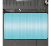 EMCLKS Tappeto Bagno 60x90 cm,Il cielo azzurro aperto in una giornata primaverile ispira un design moderno,Tappetino Assorbente e Antiscivolo in Microfibra per Bagno,Cucina,Camera da Letto,Corridoio