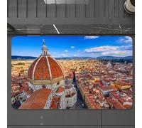 EMCLKS Tappeto Bagno 60x90 cm,La Cattedrale di Santa Maria del Fior a Firenze, Italia.,Tappetino Assorbente e Antiscivolo in Microfibra per Bagno,Cucina,Camera da Letto,Corridoio