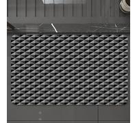 EMCLKS Tappeto Bagno 60x90 cm,Motivo geometrico senza soluzione di continuità. Illusione 3D. Sfondo astrat,Tappetino Assorbente e Antiscivolo in Microfibra per Bagno,Cucina,Camera da Letto,Corridoio