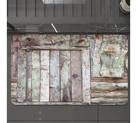 EMCLKS Tappeto Bagno 60x90 cm,Rustico, Vecchio fienile rustico con porta, Cottage Country Cabin tema rural,Tappetino Assorbente e Antiscivolo in Microfibra per Bagno,Cucina,Camera da Letto,Corridoio