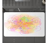 EMCLKS Tappeto Bagno 60x90 cm,Sfondo astratto con geometria sacra. Alchimia, religione, filosofia, spiritu,Tappetino Assorbente e Antiscivolo in Microfibra per Bagno,Cucina,Camera da Letto,Corridoio