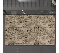 EMCLKS Tappeto Bagno 60x90 cm,Spille grunge e nostalgiche da diversi paesi,Tappetino Assorbente e Antiscivolo in Microfibra per Bagno,Cucina,Camera da Letto,Corridoio