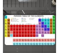EMCLKS Tappeto Bagno 60x90 cm,Tavola periodica, bambini, scienze educative, chimica,Tappetino Assorbente e Antiscivolo in Microfibra per Bagno,Cucina,Camera da Letto,Corridoio
