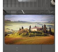 EMCLKS Tappeto Bagno 60x90 cm,Toscana, la Toscana vista dal vecchio borgo in pietra di Montepulciano, Ital,Tappetino Assorbente e Antiscivolo in Microfibra per Bagno,Cucina,Camera da Letto,Corridoio