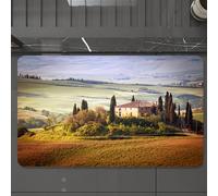EMCLKS Tappeto Bagno 60x90 cm,Toscana, la Toscana vista dal vecchio borgo in pietra di Montepulciano in It,Tappetino Assorbente e Antiscivolo in Microfibra per Bagno,Cucina,Camera da Letto,Corridoio
