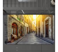 EMCLKS Tappeto Bagno 60x90 cm,Vicolo stretto a Firenze, Toscana. Architettura e punti di riferimento di Fi,Tappetino Assorbente e Antiscivolo in Microfibra per Bagno,Cucina,Camera da Letto,Corridoio
