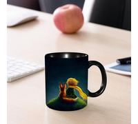 EMCLKS Tazze colazione,Durevole,Tazze Caffe e The 330ml,Idee Regalo Regali Natale,Mug per Lavastoviglie e Microonde,Il Piccolo Principe e il Renard Regardent le