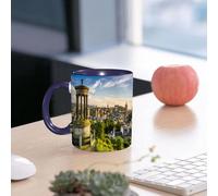 EMCLKS Tazze colazione,Durevole,Tazze Caffe e The 330ml,Idee Regalo Regali Natale,Mug per Lavastoviglie e Microonde,Città, vista panoramica storica di Edimburgo, con monumenti sul Monte Carlton che d