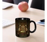 EMCLKS Tazze colazione,Durevole,Tazze Caffe e The 330ml,Idee Regalo Regali Natale,Mug per Lavastoviglie e Microonde,Illustrazione 3D di uno sfondo fantasy con un'atmosfera mistica