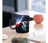 EMCLKS Tazze colazione,Durevole,Tazze Caffe e The 330ml,Idee Regalo Regali Natale,Mug per Lavastoviglie e Microonde,l'astronauta in missione nello spazio. Elementi di questa immagine forniti dalla NA