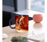 EMCLKS Tazze colazione,Durevole,Tazze Caffe e The 330ml,Idee Regalo Regali Natale,Mug per Lavastoviglie e Microonde,Americana, Grotta del Grand Canyon in Colorado