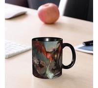 EMCLKS Tazze colazione,Durevole,Tazze Caffe e The 330ml,Idee Regalo Regali Natale,Mug per Lavastoviglie e Microonde,Dragon, lo scontro tra la vita e la morte tra due draghi malvagi
