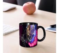 EMCLKS Tazze colazione,Durevole,Tazze Caffe e The 330ml,Idee Regalo Regali Natale,Mug per Lavastoviglie e Microonde,toccando la rete globale e la connessione dati dei clienti