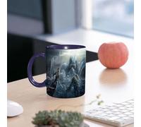 EMCLKS Tazze colazione,Durevole,Tazze Caffe e The 330ml,Idee Regalo Regali Natale,Mug per Lavastoviglie e Microonde,Fantastico tema nave oceano polpo polpo pirata