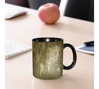 EMCLKS Tazze colazione,Durevole,Tazze Caffe e The 330ml,Idee Regalo Regali Natale,Mug per Lavastoviglie e Microonde,Antica mappa del mondo antico con grande trama, vecchia mappa atlante, traccia di v