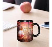 EMCLKS Tazze colazione,Durevole,Tazze Caffe e The 330ml,Idee Regalo Regali Natale,Mug per Lavastoviglie e Microonde,Bambini, stampa artistica decorativa con carrozza del palazzo della principessa del
