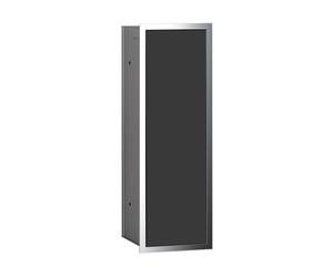 emco asis module 150 Ensemble de brosse pour WC Modul, butée réversible, encastré, 973027931, 973027931, Colorazione: cromo/nero