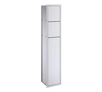 emco asis module 150 module WC encastré modèle, butée à droite, couleur : aluminium/aluminium, 978305052, 978305052
