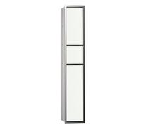 Emco asis modulo 150 modulo WC ospiti da incasso modello modulo WC ospiti, portapattumiera, portacarta, portacarta, set di spazzole da toletta, Colorazione: cromo/optiwhite