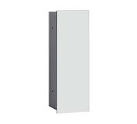 Emco asis modulo 2.0 Set di spazzole per WC modello da incasso, 1 porta, Colorazione: alluminio/optiwhite