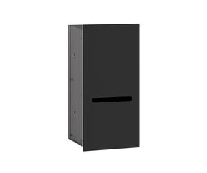 emco asis module 2.0 Module papier WC - modèle encastré, charnière de porte à gauche, 972427522, 972427522, Colorazione: alluminio/nero