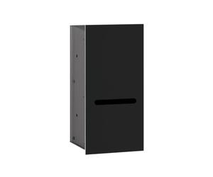 emco asis module 2.0 Module papier WC - modèle encastré, charnière de porte à gauche, 972427522, 972427522, Colorazione: Alluminio/nero