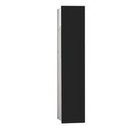 emco asis module 2.0 module pour WC - modèle encastré, 1 porte, charnières à droite, 975427552, 975427552, Colorazione: alluminio/nero