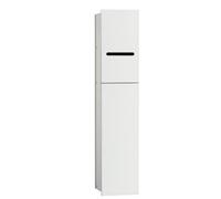 emco asis module 2.0 Module WC - modèle encastré, porte-papier, 1 porte avec fente, charnière de porte à gauche, 975427451, 975427451, Colorazione: Alluminio/bianco opaco