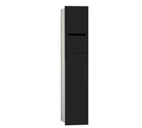 emco asis module 2.0 Module WC - modèle encastré, porte-papier, 1 porte avec fente, charnière de porte à droite, 975427550, 975427550, Colorazione: Alluminio/nero