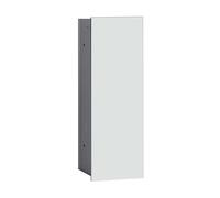 Emco asis modulo 2.0 Set di spazzole per WC modello da incasso, 1 porta, Colorazione: alluminio/optiwhite