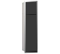 emco asis module module 150 WC module - modèle encastré, porte-papier, jeu de brosses WC, 974027940, 974027940, Colorazione: Cromo/nero