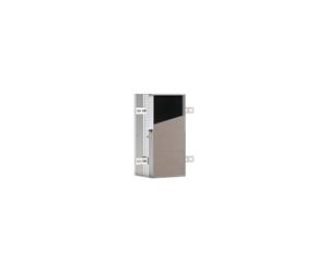 emco asis module plus, module WC - modèle encastré, 2 compartiments pour papier WC, rouleau de rechange ou boîte de papier humide, charnière de porte à droite, 975611003, 975611003