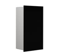 emco asis modules pure : module pour collecteur de déchets modèle encastré, façade en verre, 250 x 436 mm, 975527513, 975527513, Colorazione: Nero